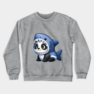 panda shark Crewneck Sweatshirt